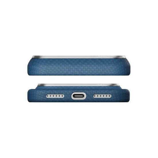 Pitaka (Argyle) Edge Case for iPhone 18 Pro Max - Abyss Blue